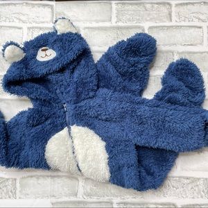 Wippette Bear Sherpa Hooded One Piece - Baby Boy (3-6M)